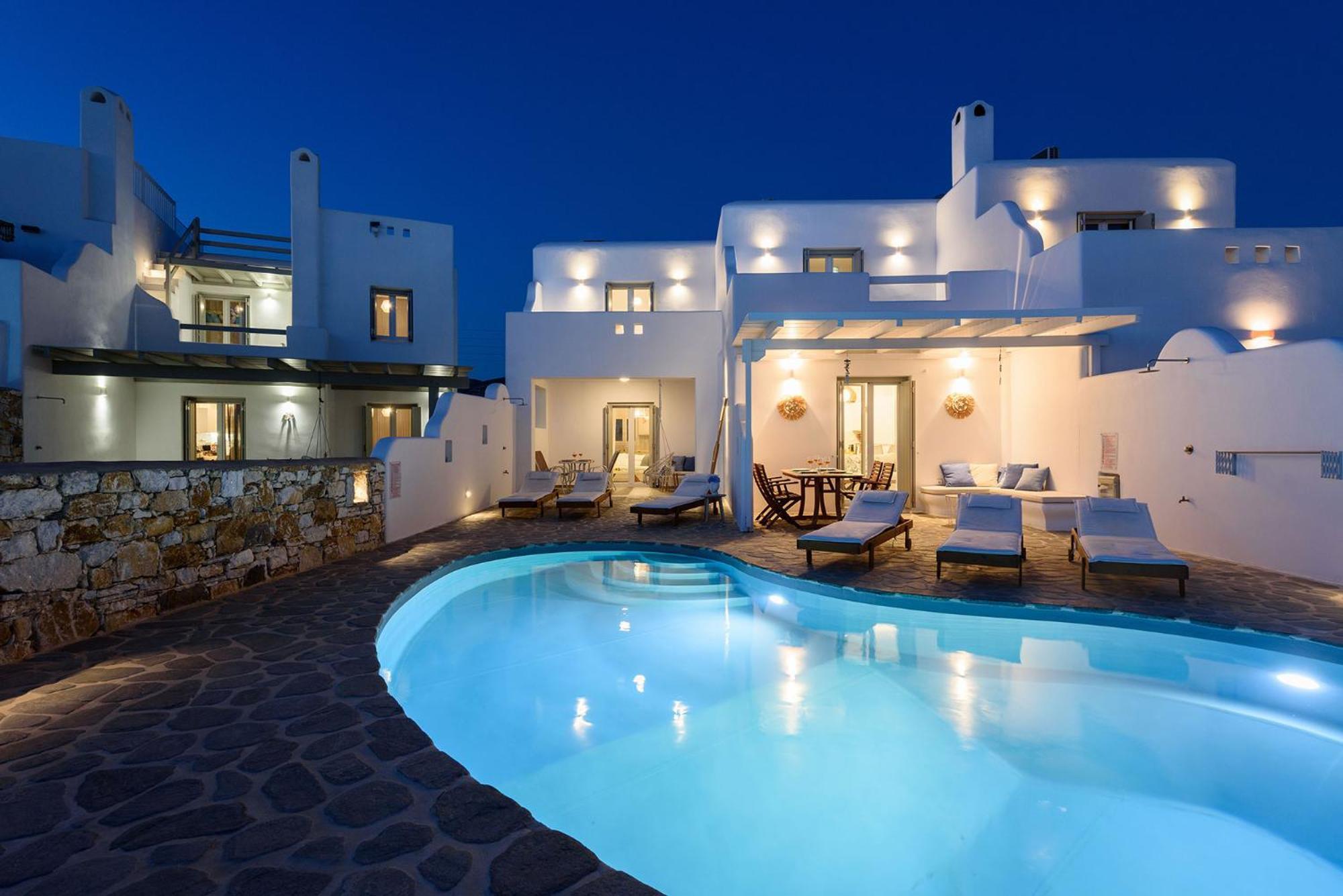 Helen Beach Front Luxury Villas Kastrákion Esterno foto