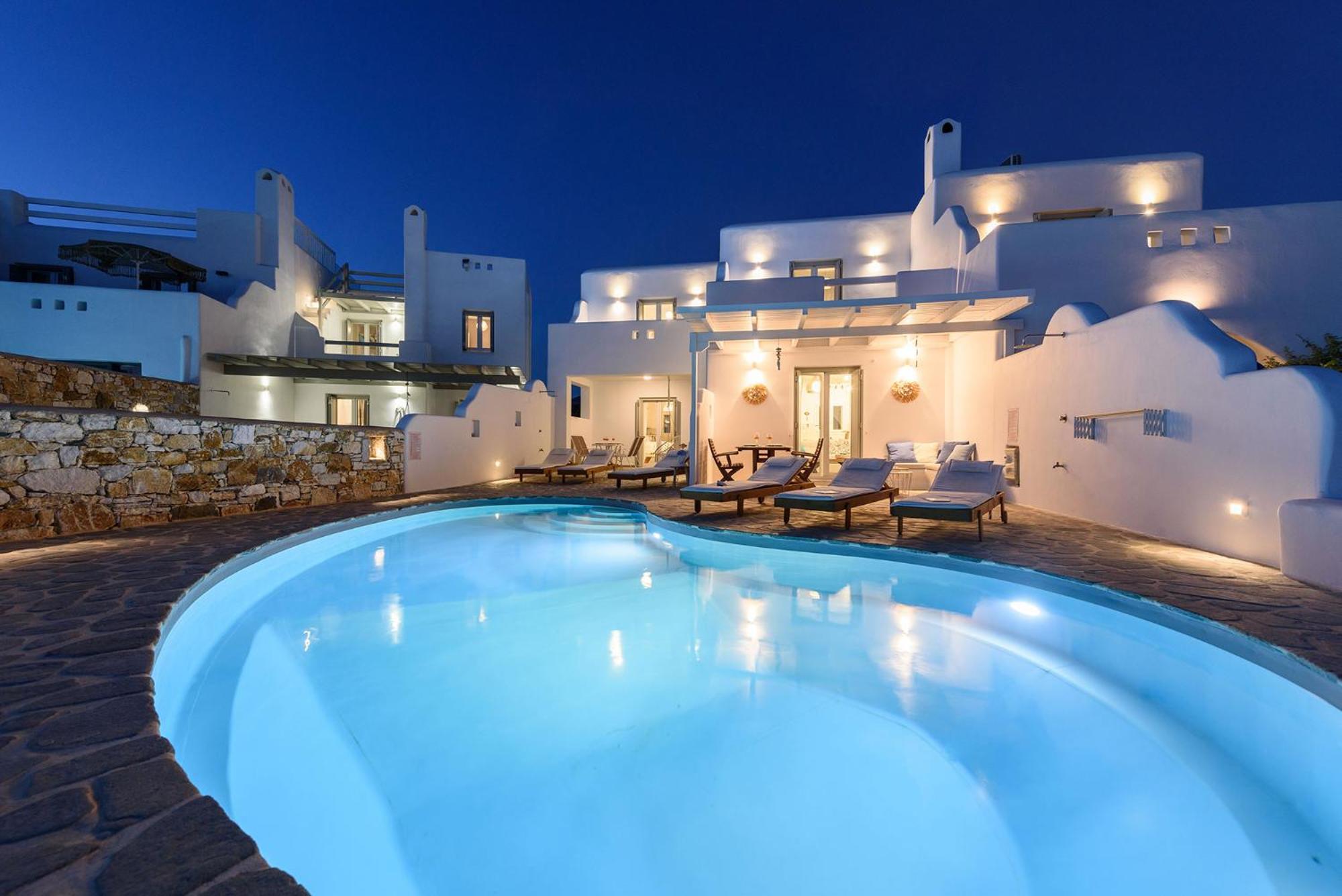 Helen Beach Front Luxury Villas Kastrákion Esterno foto